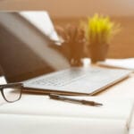 office-desktop-with-laptop-analytics